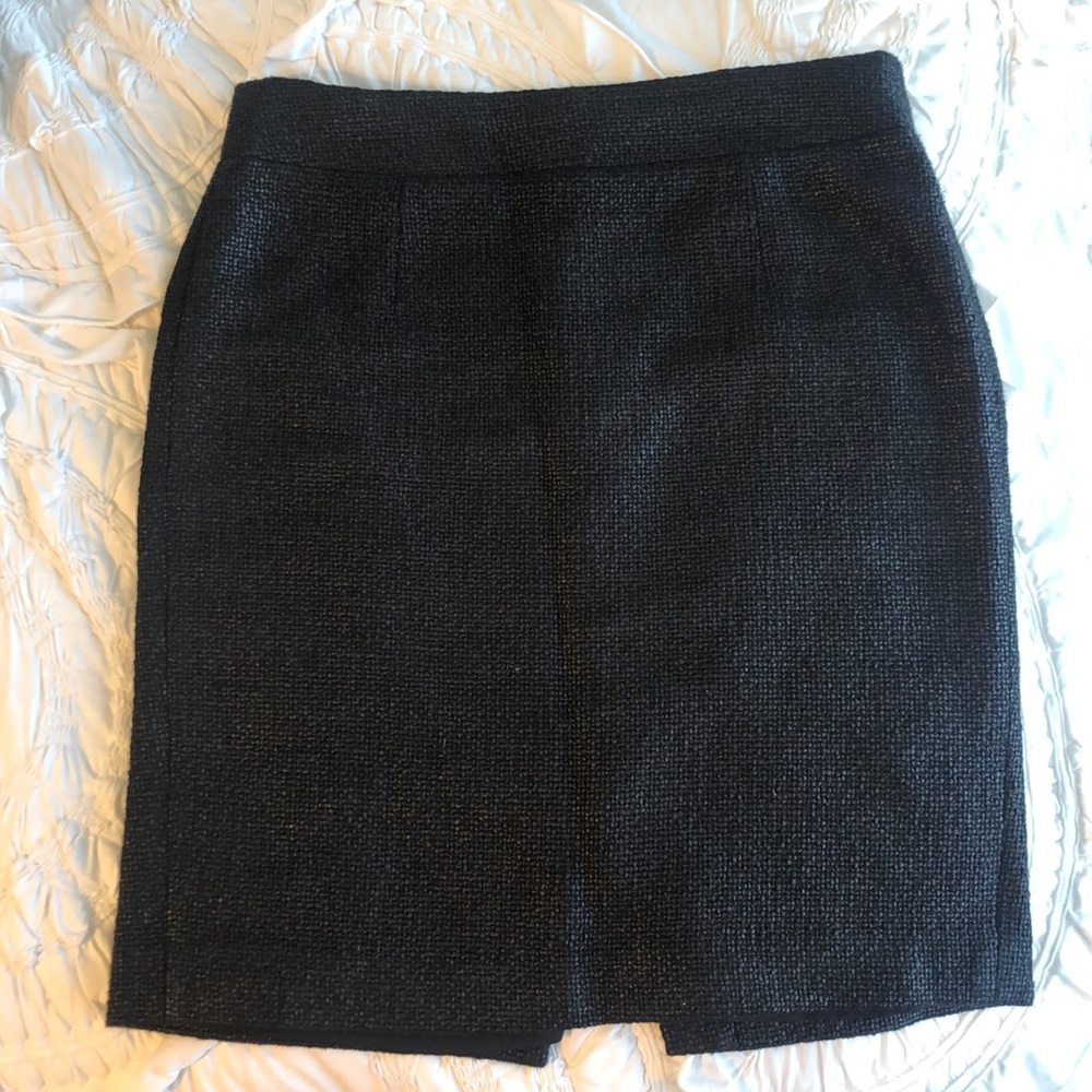Banana Republic leather look pencil skirt